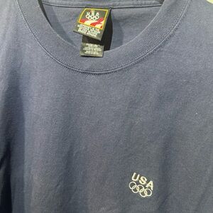 Vintage Jc Penny Team USA Olympics T Shirt 1996 Atlanta Blue Size 2XL